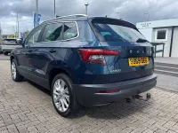 Used Skoda Karoq SE L 110 HP (80 kW) 2020 Petrol blue metallic SUV