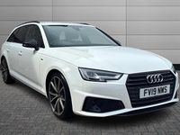 Used Audi A4 Black Edition 147 HP (108 kW) 2019 White Estate