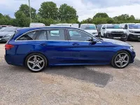 Used Mercedes C220 AMG line 2018 Blue Estate