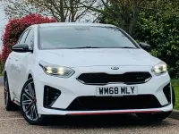 Begagnad Kia ProCeed GT 204 HK (150 kW) 2019 Vit Kombi