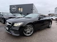 Used Mercedes E220 AMG line 194 HP (142 kW) 2018 Black Cabriolet