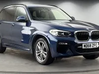 Used BMW X3 M Sport 265 HP (194 kW) 2018 Phytonic blue SUV