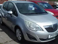 Used Vauxhall Meriva 130 HP (95 kW) 2011 Silver MPV