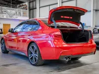 Begagnad BMW 335 M Sport 313 HK (230 kW) 2016 Röd Sedan