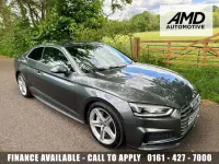 Second-hand Audi A5 S-Line 190 CP (139 kW) 2018 Gri Coupe