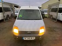 used Ford Tourneo High Roof 4 Seater LX TDCi 90ps CREW VAN POSS CAMPER WITH WINDOWS NEW MOT