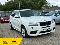 Used BMW X3 M Sport 184 HP (135 kW) 2012 White SUV