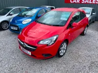 Used Vauxhall Corsa Sport 90 HP (66 kW) 2019 Red Hatchback
