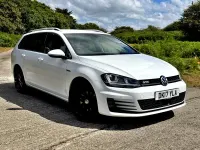 Used VW Golf VII GTD 181 HP (133 kW) 2017 White Estate