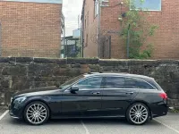 Used Mercedes C250 AMG Line Premium Plus 204 HP (150 kW) 2015 Black Estate