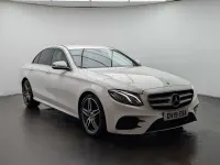 Used Mercedes E220 AMG line 194 HP (142 kW) 2019 White Sedan