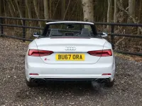 Used Audi S5 Cabriolet S-Line 354 HP (260 kW) 2017 White Cabriolet