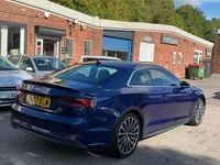 Used Audi A5 S-Line 190 HP (139 kW) 2018 Blue Coupe