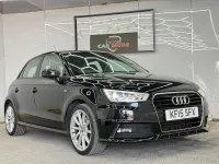 Used Audi A1 Sportback S-Line 125 HP (91 kW) 2015 Black Hatchback