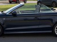 Used Audi A3 Cabriolet S-Line 150 HP (110 kW) 2018 Blue Cabriolet