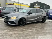 Used Mercedes A200 AMG line 136 HP (100 kW) 2017 Grey Hatchback