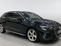 Used Audi A3 S-Line 150 HP (110 kW) 2023 Black Hatchback