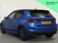 Used Skoda 110 R Colour Edition 81 HP (59 kW) 2024 Race blue metallic black body / magic pearl effect roof Hatchback