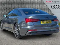 Begagnad Audi A6 Black Edition 200 HK (147 kW) 2024 Grå Sedan