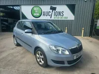 Used Skoda Fabia SE 86 HP (63 kW) 2011 Blue Hatchback