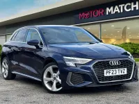 Used Audi A3 Sportback S-Line 110 HP (80 kW) 2023 Blue Hatchback