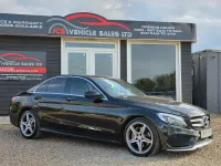 Begagnad Mercedes C220 AMG line 170 HK (125 kW) 2017 Svart Sedan