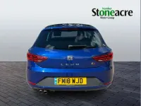 Used Seat Leon FR 123 HP (90 kW) 2018 Blue Hatchback