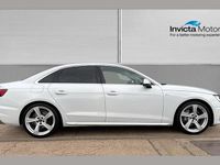 Used Audi A4 S-Line 204 HP (150 kW) 2022 White Sedan