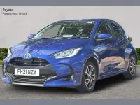 Used Toyota Yaris Design 116 HP (85 kW) 2021 Galactic blue Hatchback