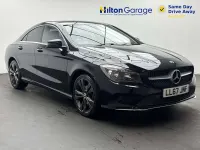 Used Mercedes CLA180 122 HP (89 kW) 2017 Black Coupe