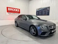 Used Mercedes E200 AMG line 184 HP (135 kW) 2018 Grey Sedan
