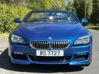 Used BMW 650 Cabriolet M Sport 450 HP (330 kW) 2017 Blue Cabriolet