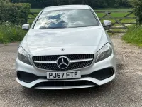 Used Mercedes A200 AMG line 136 HP (100 kW) 2017 Silver Hatchback
