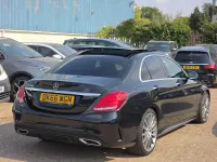 Used Mercedes C250 AMG line 2016 Black Sedan
