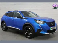 Usado Peugeot e-2008 Allure+ 100 kW (136 CV) 2023 Azul SUV
