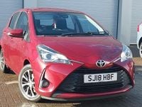 Used Toyota Yaris 111 HP (81 kW) 2018 Red Hatchback