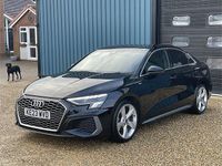 Used Audi A3 S-Line 110 HP (80 kW) 2023 Black Sedan
