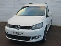 Usado VW Caddy 102 CV (75 kW) 2011 Blanco Monovolumen