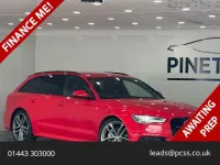 Used Audi A6 Black Edition 272 HP (200 kW) 2017 Red Estate