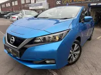 Used Nissan Leaf Acenta 110 kW (150 HP) 2021 Blue Hatchback