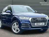 Used Audi Q5 S-Line 245 HP (180 kW) 2019 Blue SUV