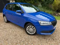 Used Skoda Fabia 75 HP (55 kW) 2019 Blue Hatchback