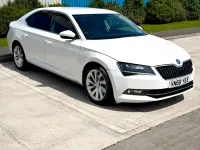 Used Skoda Superb SE L Executive 2018 White Hatchback