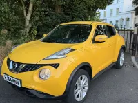 Used Nissan Juke Acenta 110 HP (80 kW) 2014 Yellow SUV
