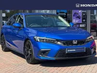 Used Honda Civic Advance 184 HP (135 kW) 2023 Crystal blue Hatchback
