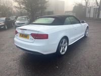 Used Audi A5 Cabriolet S-Line 2010 White Cabriolet