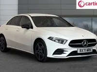 Used Mercedes A250 AMG line 218 HP (160 kW) 2021 White Sedan