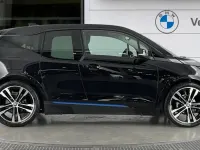 Used BMW i3 Comfort Edition 135 kW (184 HP) 2021 Fluid black with blue highlight Hatchback