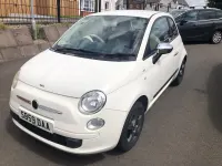 Used Fiat 500 Pop 69 HP (50 kW) 2009 White Cabriolet