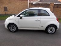 Used Fiat 500 Lounge 69 HP (50 kW) 2016 White Hatchback